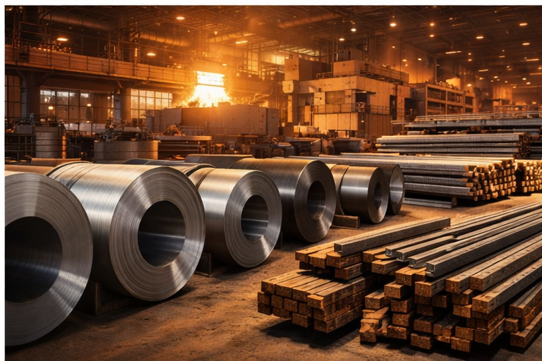 U.S. steel manufacturing plant